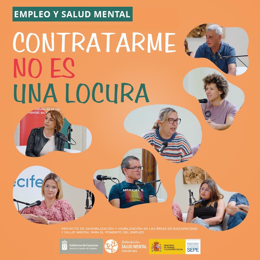 Cartel de la campaña 'Contratarme no es una locura'.
