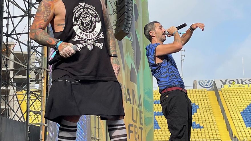 El cantante Rayden en el Gran Canaria Live Fest 