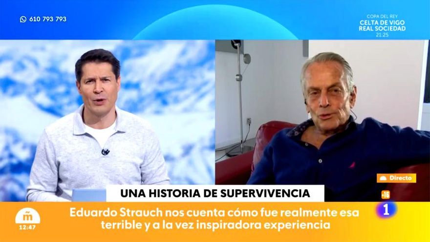 Cantizano habló con un superviviente del accidente aéreo de Los Andes: "Se ha contado nuestra historia como se debía"