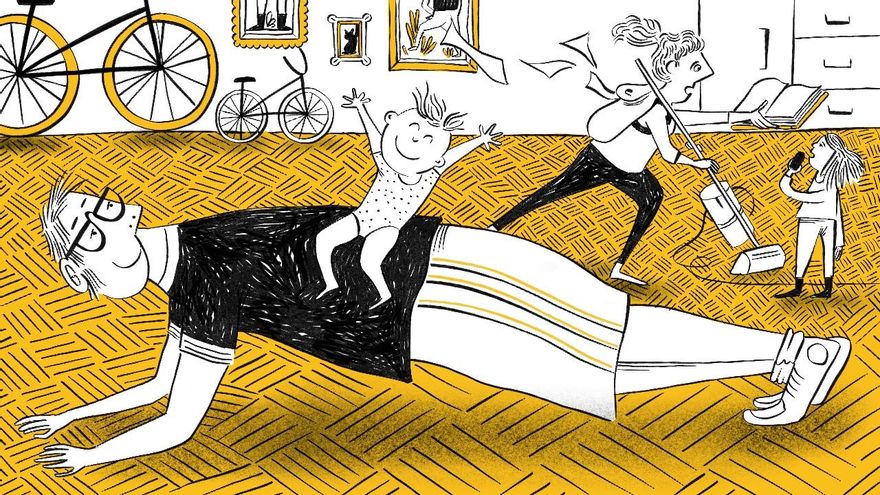 Tú vas a montar en bici, yo les llevo a la compra: la brecha de género en el ocio durante la crianza