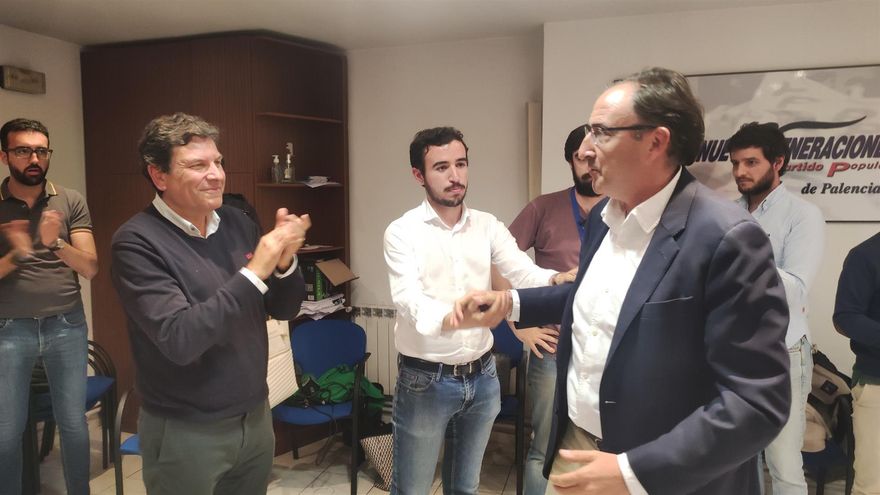 El candidato del PP, Alfonso Polanco