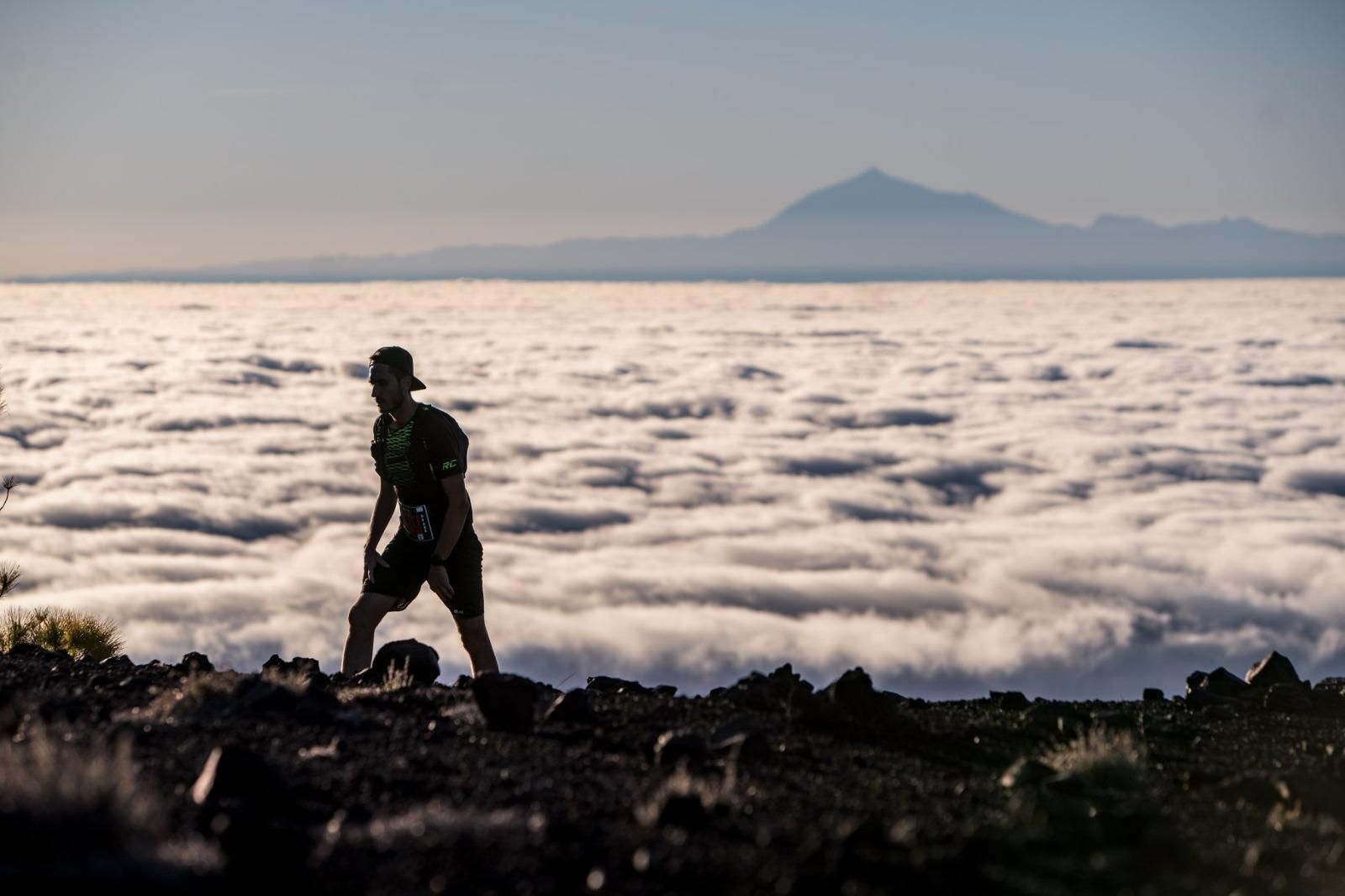 Imagen de archivo de un corredor de la Transvulcania.
