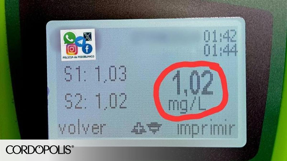 Investigado un conductor que cuadruplicaba la tasa de alcohol permitida