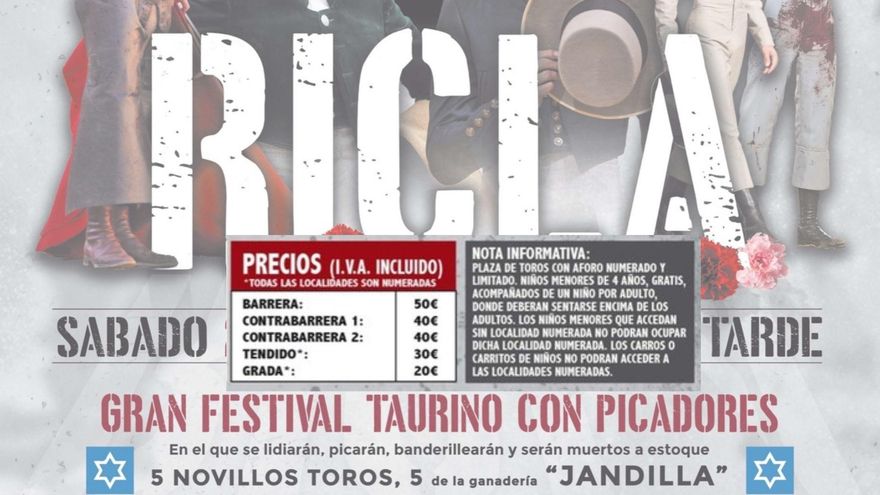 Un pueblo de Zaragoza invita a los niños menores de cuatro años a entrar gratis a una novillada