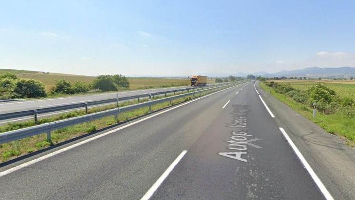 Cortado un carril de la AP-68 en Haro por una avería en un camión