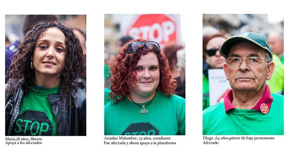 Los rostros de la lucha por la vivienda en Barcelona. /CARMEN SECANELLA
