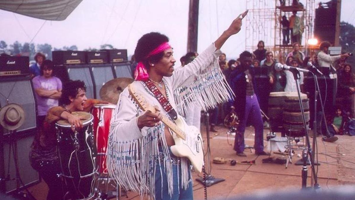 Jimi Hendrix en Woodstock