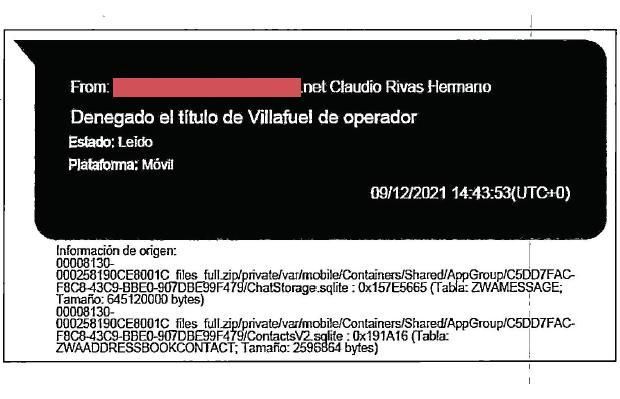 Denegación licencia Villafuel