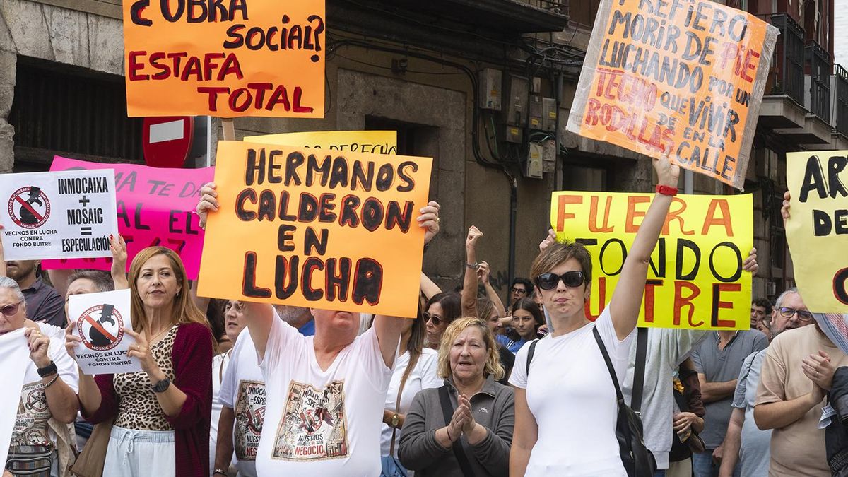 Manifestación por el derecho a la vivienda de Santander.