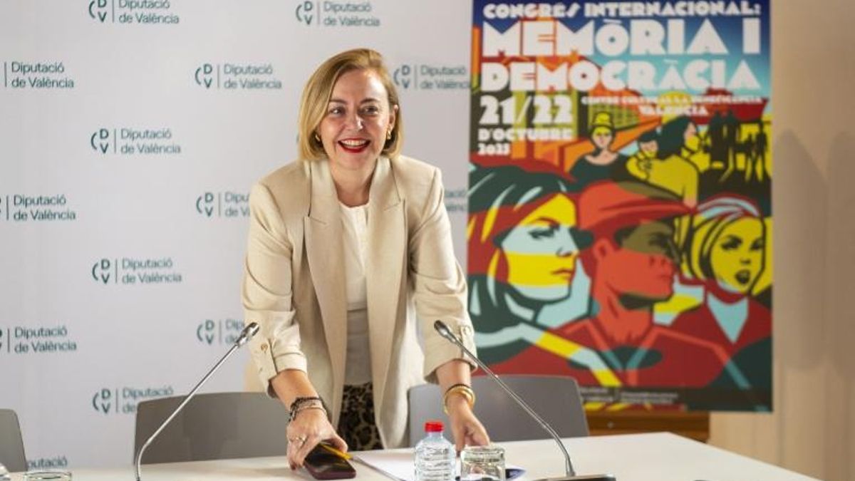La vicepresidenta de la Diputació de València, Natàlia Enguix.
