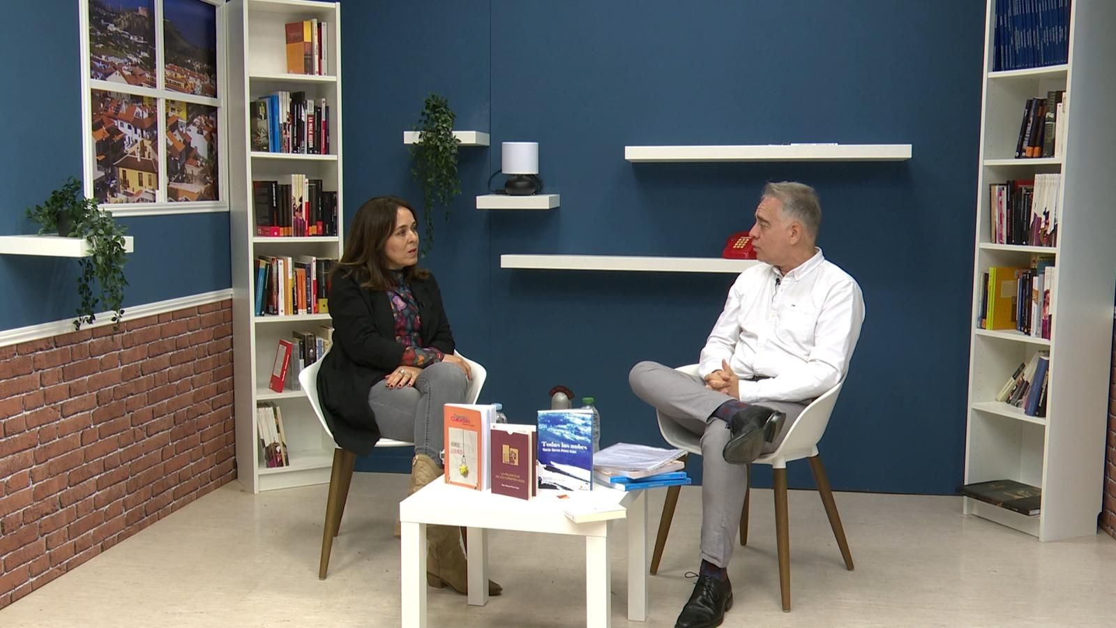 M. N. Pérez Cejas y Javier Hernández Velázquez, 17 de enero de 2026. Foto: Canal 10 Televisión