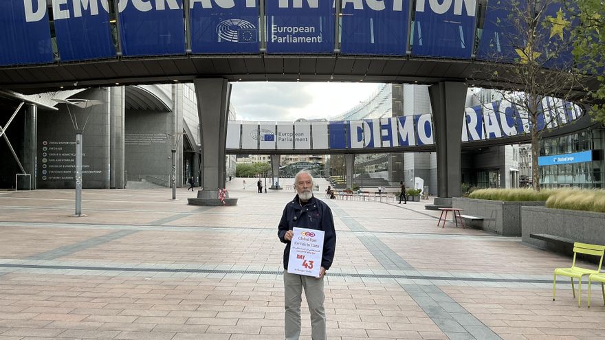 46 días en huelga de hambre para exigir el fin del genocidio: "La batalla decisiva para parar al fascismo es Gaza"