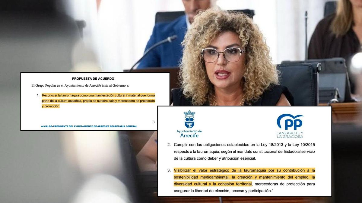 El PP de Arrecife lleva a pleno una moción en defensa de la tauromaquia y después alega que es ''un error''