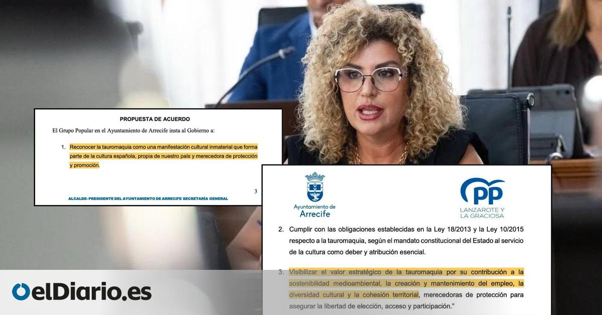 El PP de Arrecife lleva a pleno una moción en defensa de la tauromaquia y después alega que es   un error