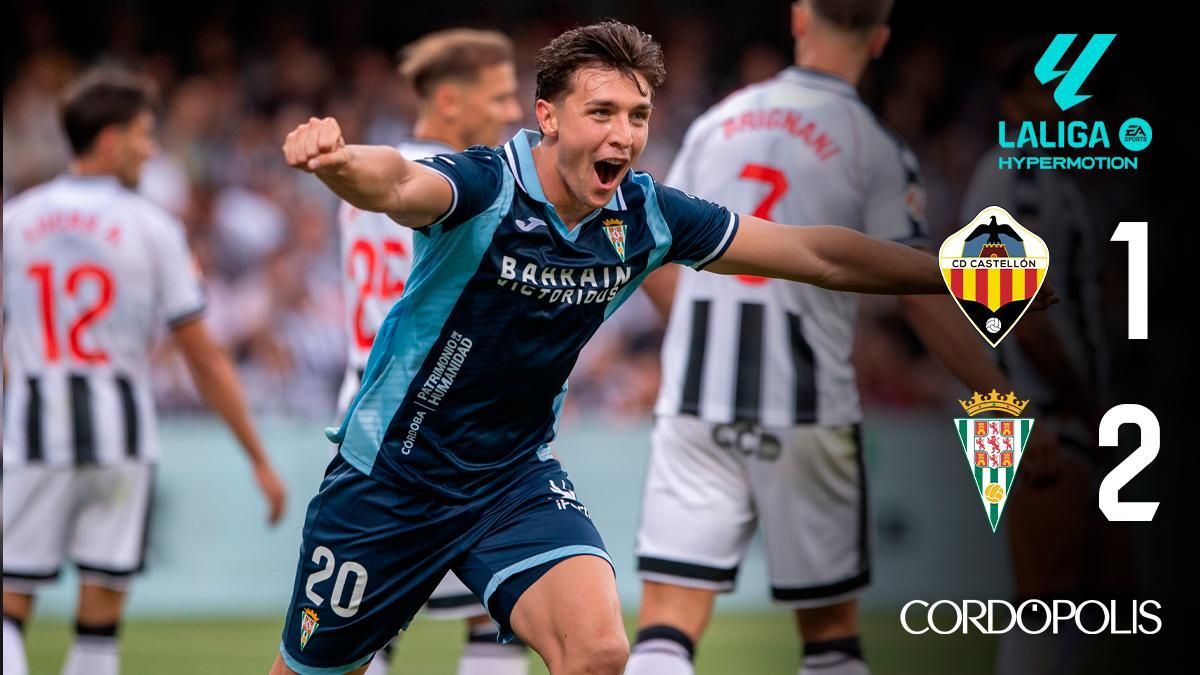 Marcador Castellón 1-2 Córdoba