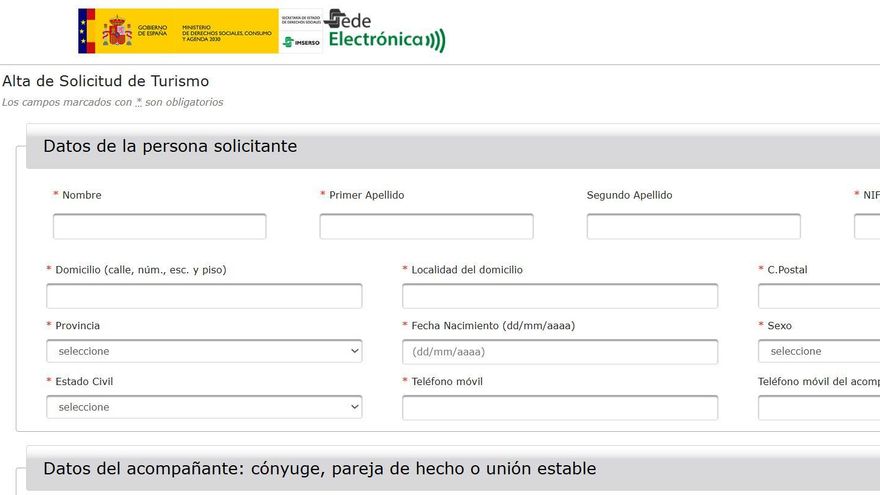 Formulario de inscripción