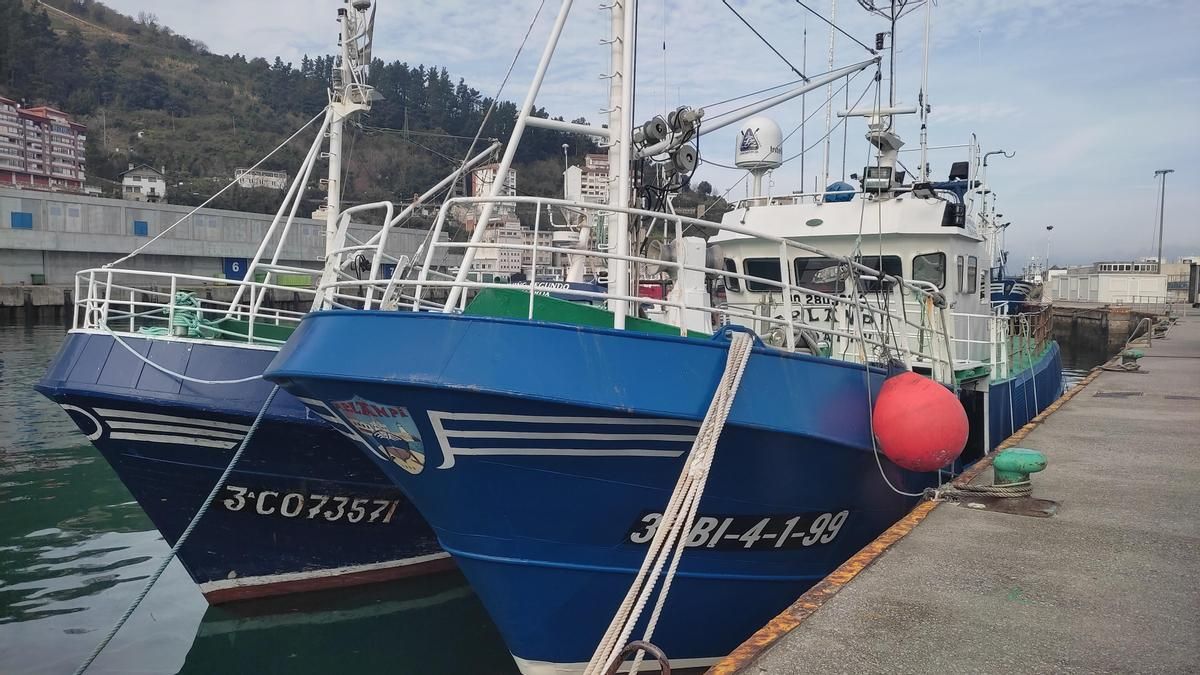 Cinco barcos de altura de Bizkaia paralizan su actividad por la subida del precio del gasoil