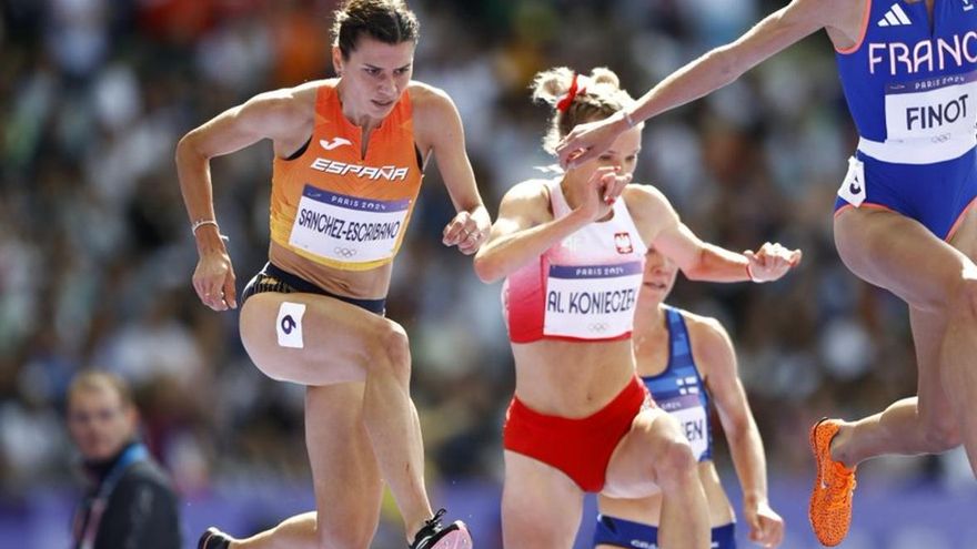 Irene Sánchez-Escribano, en la final de los 3.000 obstáculos de los Juegos Olímpicos con la mejor marca de una española