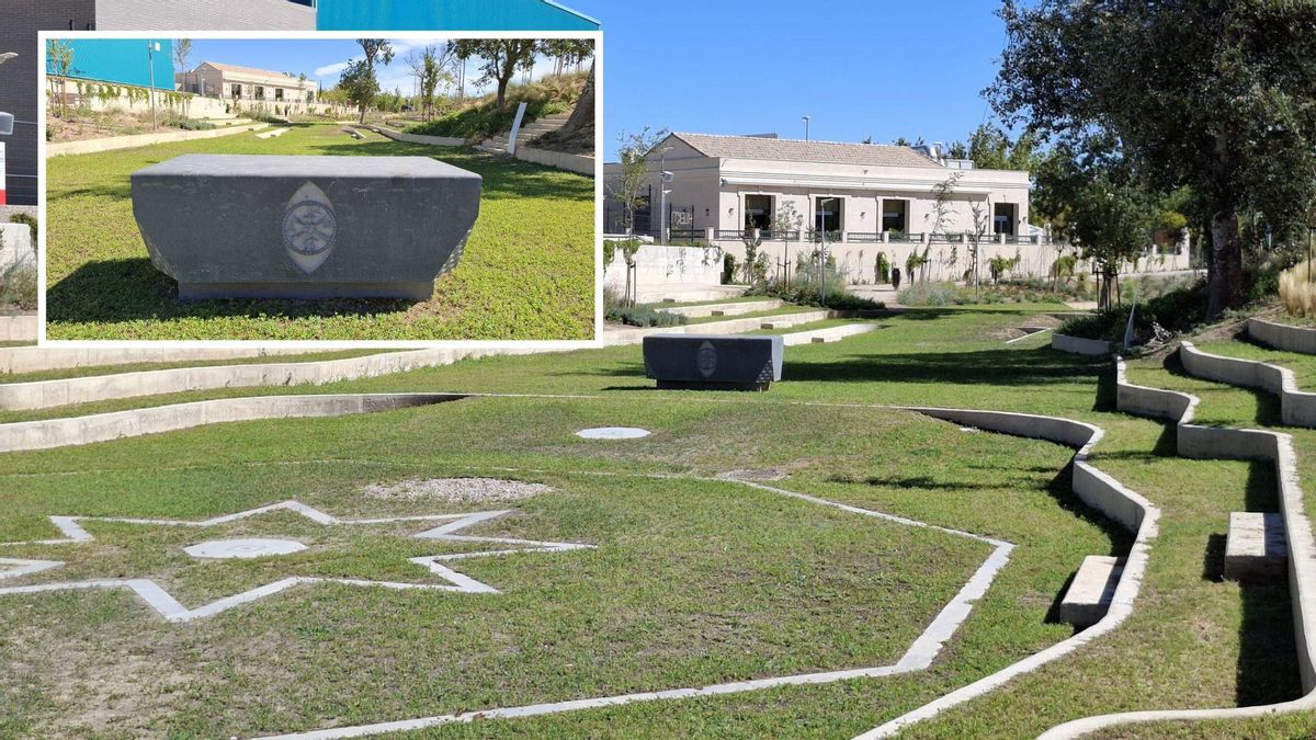 Cuarte de Huerva ya tiene su iglesia al aire libre: un parque diseñado a instancias del párroco pagado con dinero público