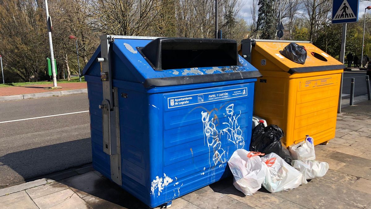 Basura en Logroño
