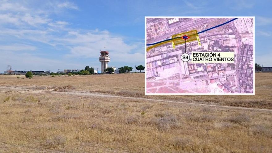 La Comunidad de Madrid escoge Cuatro Vientos y pasar bajo la base aérea para conectar la línea 11 de Metro con la 10