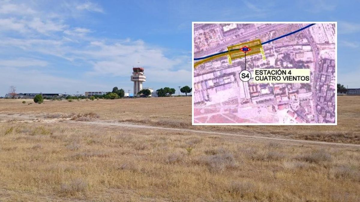 La Comunidad de Madrid escoge Cuatro Vientos y pasar bajo la base aérea para conectar la línea 11 de Metro con la 10
