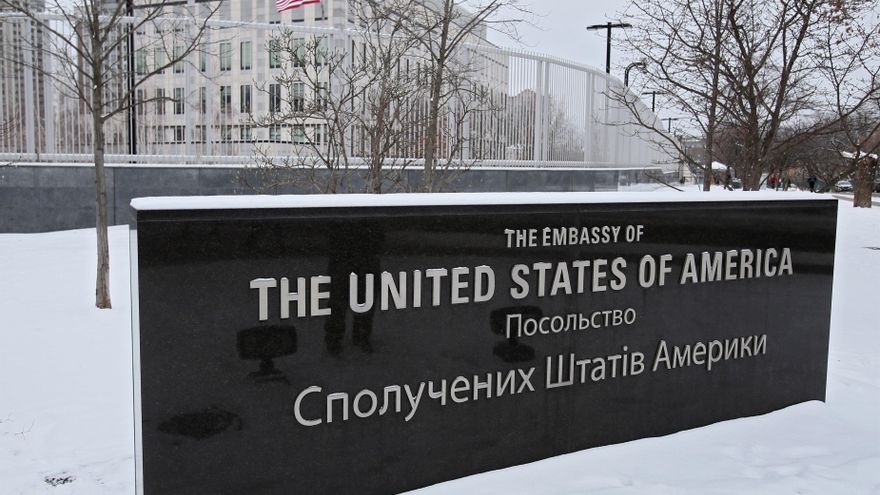 Embajada de Estados Unidos en Kiev (Ucrania).