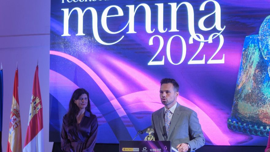 El alcalde de Tarazona de la Mancha, Miguel Zamora, cuyo ayuntamiento ha sido reconocido con el Premio Menina 2022