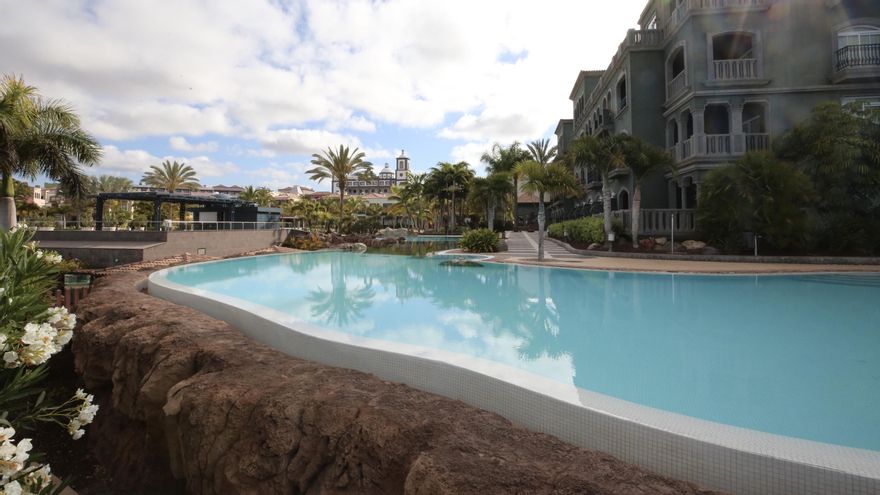 Las pernoctaciones hoteleras cayeron un 92,2 % en enero en Canarias