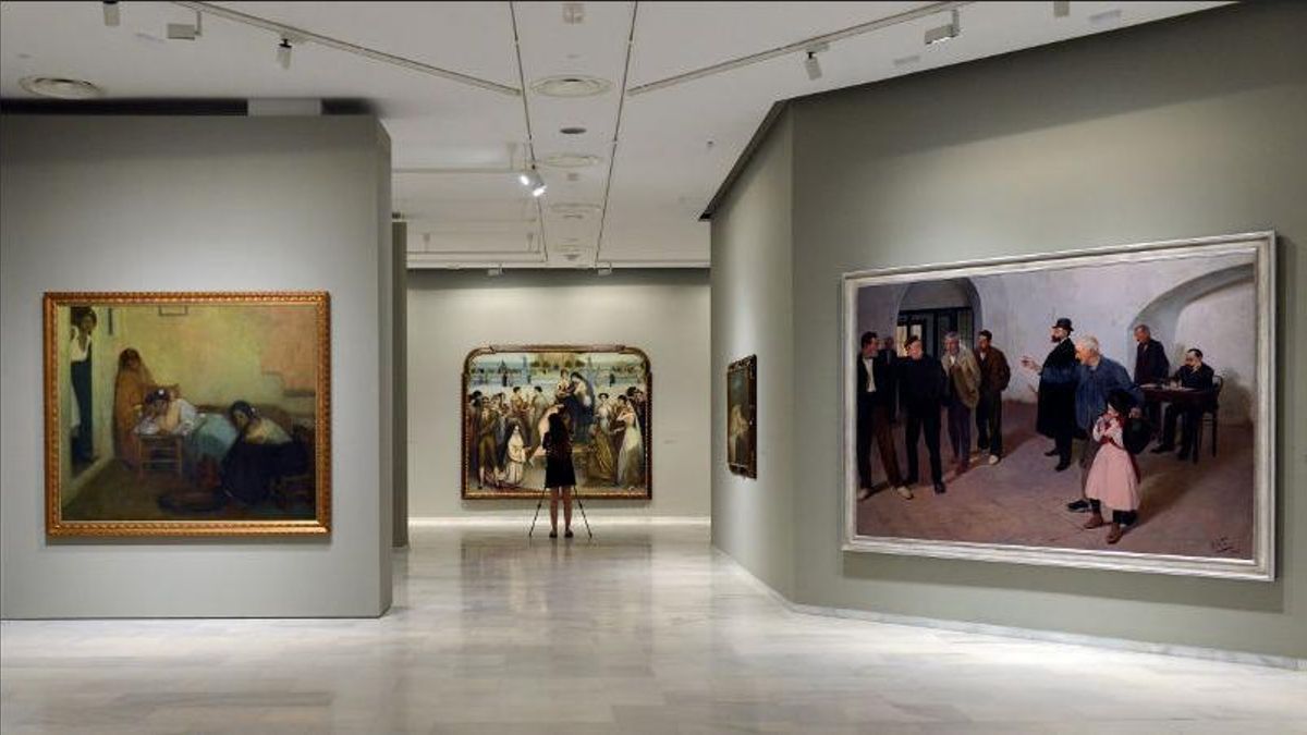 Exposición monográfica de Julio Romero de Torres de 2019 en el MuBav.