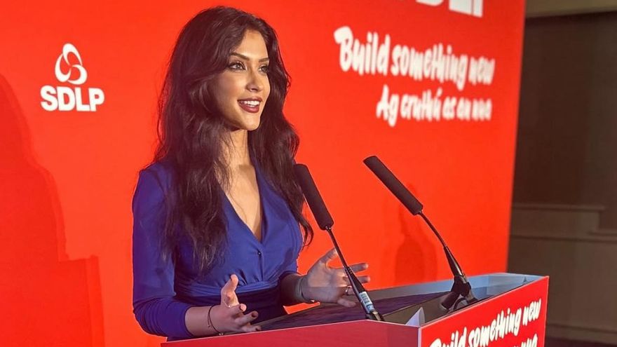 Imagen de Cara Hunter, miembro del Partido Socialdemócrata y Laborista de Irlanda del Norte