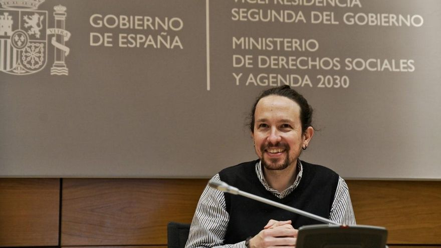 El vicepresidente de Derechos Sociales y Agenda 2030, Pablo Iglesias