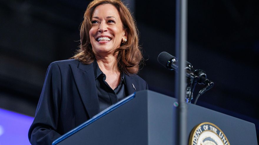Kamala Harris reduce su ventaja en los sondeos frente a Trump y sigue encallada con el voto latino y el de los hombres negros