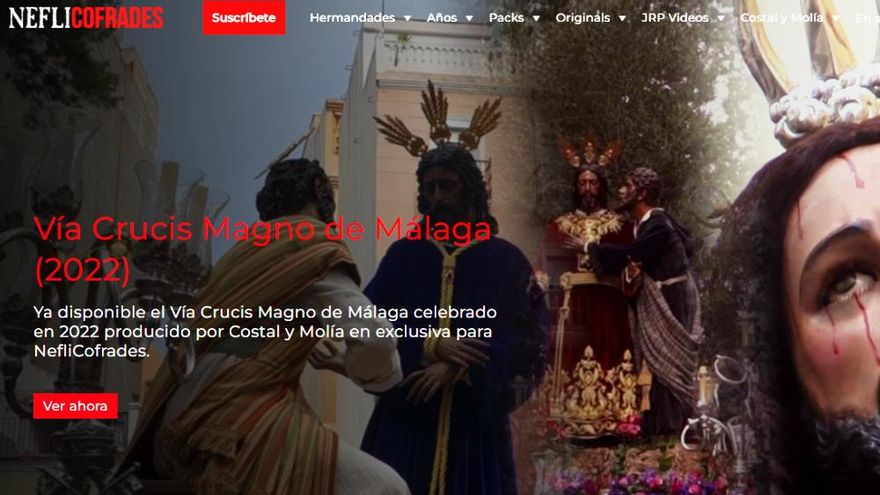 'NefliCofrades', así es el Netflix de las procesiones: "Queremos ser la plataforma de la Semana Santa"
