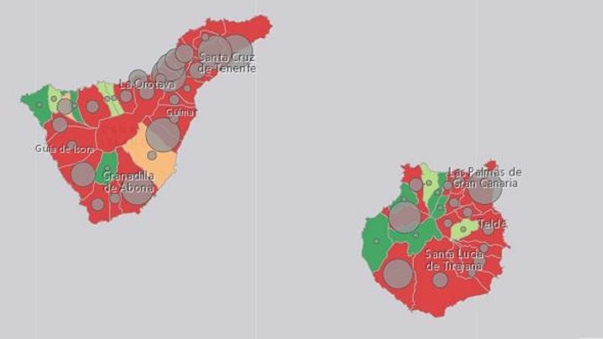 Incidencia en las islas capitalinas.