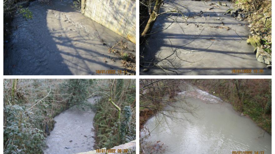 La Ertzaintza y la Agencia Vasca del Agua investigan vertidos de las constructoras del AVE en los ríos de Elorrio