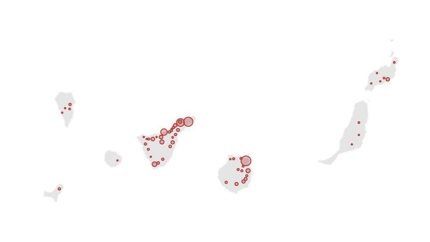 Muertes por COVID en Canarias: la segunda ola fue más letal y Las Palmas de Gran Canaria es el municipio más afectado en toda la pandemia