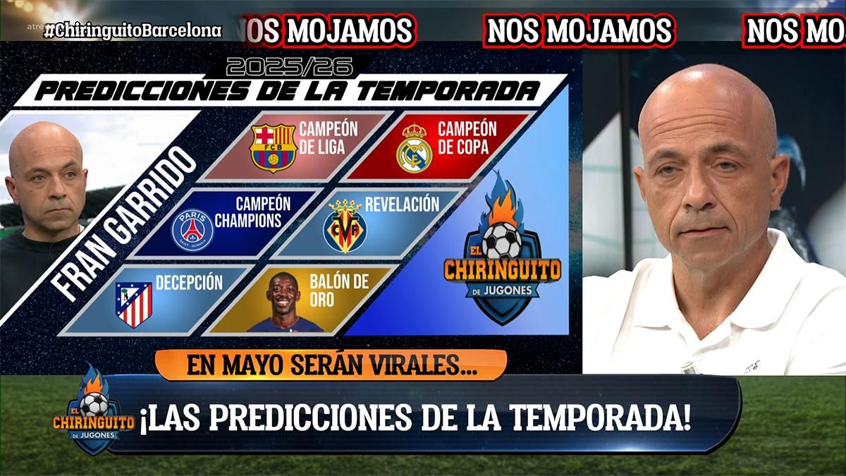 Las predicciones de Fran Garrido en 'El Chiringuito'