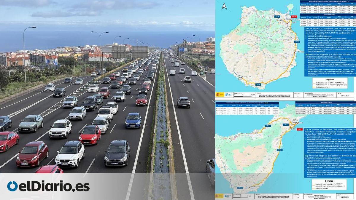 Todas las restricciones de tráfico en Canarias por la visita del Papa: la DGT recomienda evitar desplazamientos innecesarios