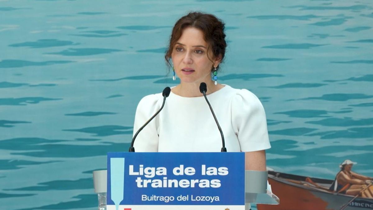 Ayuso, durante la presentación de la prueba