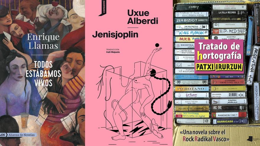 Portadas de los libros de este festival literario rockero