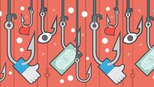 Ilustración que representa el fenómeno del 'clickbait'