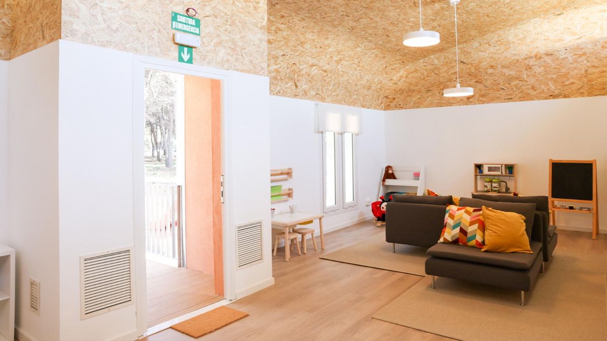 El centre té l’aspecte d’una llar perquè els infants se sentin en un espai amigable que proporciona seguretat i confiança