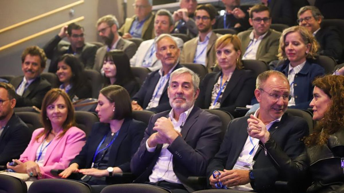 Inauguración de las jornadas DiploInnova Canarias, que se celebran en el observatorio del Roque de Los Muchachos, en Villa de Garafía.