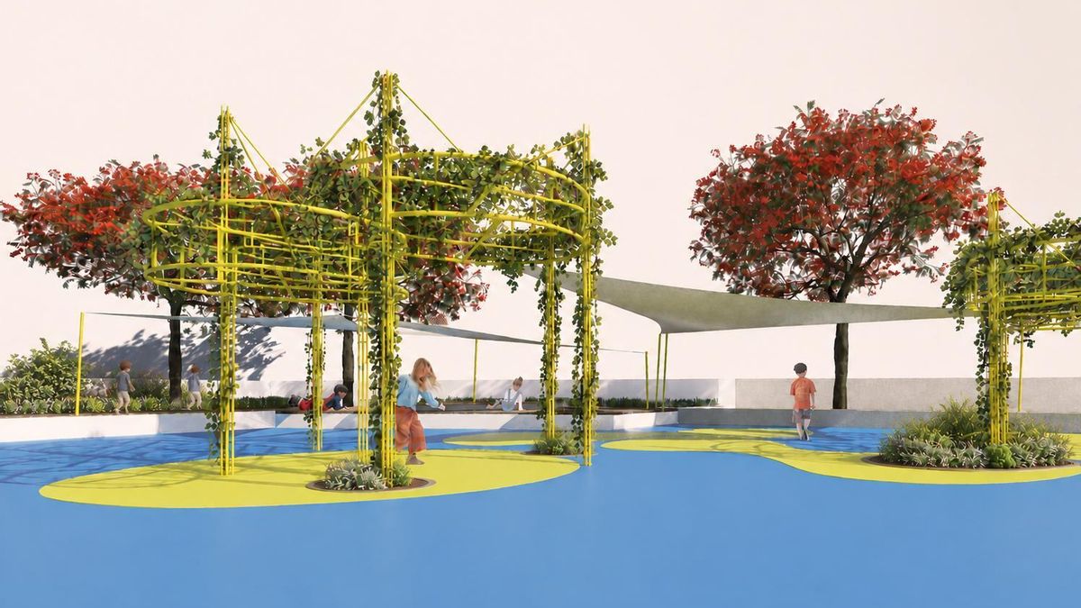 Arquitectos que naturalizan patios y proponen abrir huecos en los colegios de Canarias para combatir el calor extremo