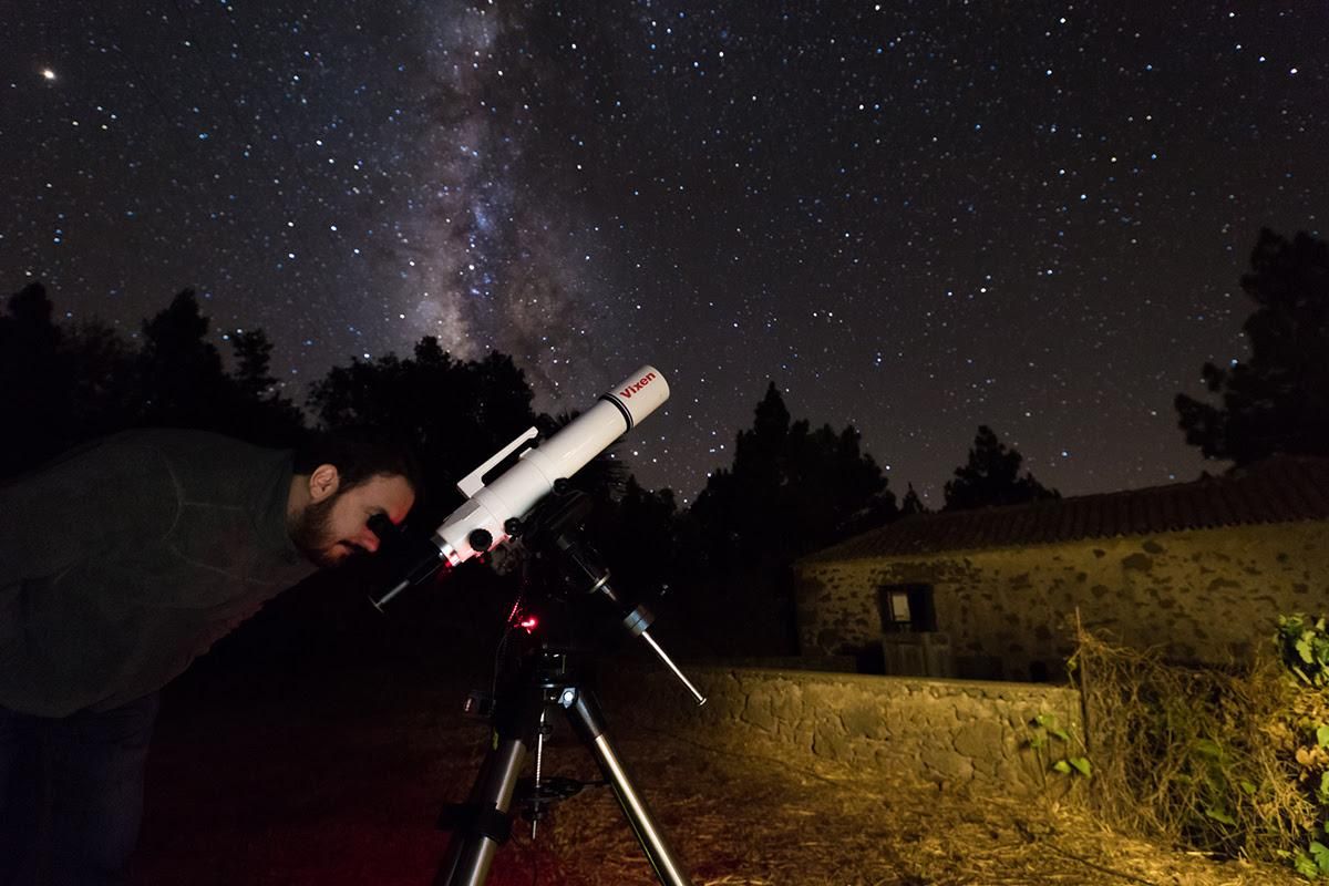 El cielo más bonito del mundo está en La Palma. ENRIQUE NAVARRO