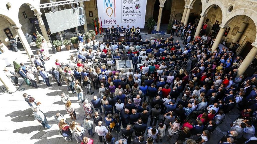 Presentación en octubre de 'León, capital española de la gastronomía 2018’. / Carlos S. Campillo / ICAL