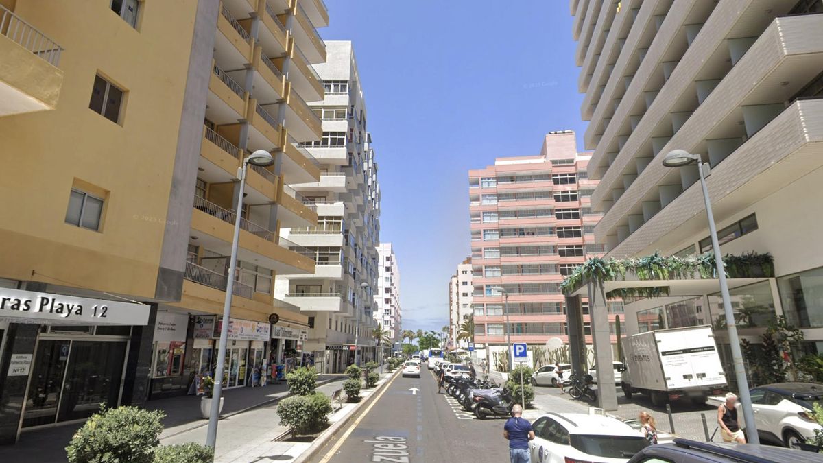Avenida Venezuela en Puerto de la Cruz, Tenerife, lugar en el que ocurrieron los hechos.