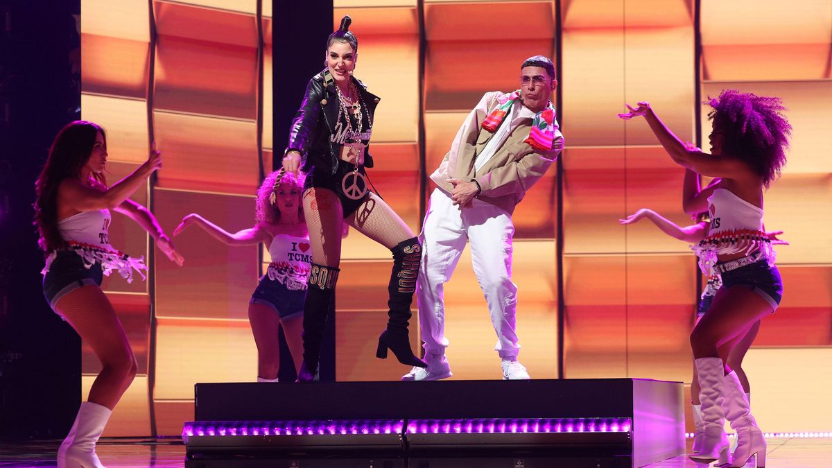 Leonor Lavado y Nacho García en la gala 10 de 'Tu cara me suena 13'
