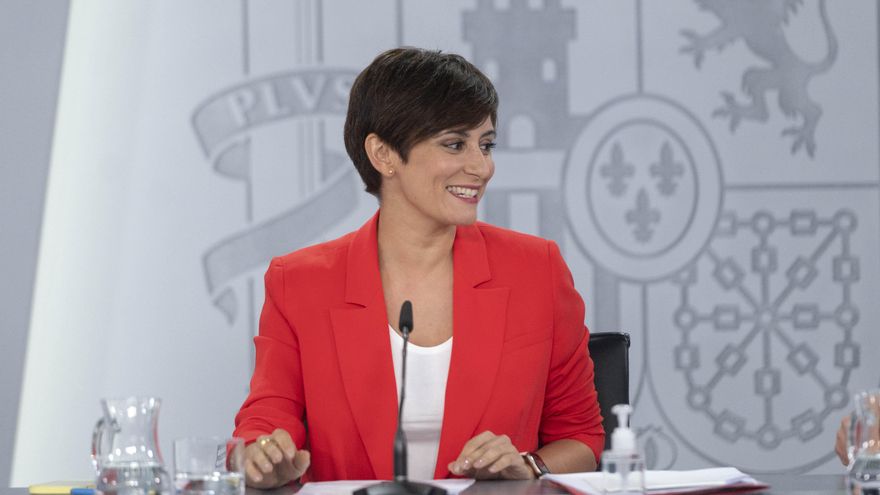 La ministra Portavoz, Isabel Rodríguez.